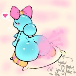 poppy_(dandy's_world), dandy's_world, big_ass, fart, fart_cloud