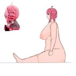 fatass_teto, fatass_teto_plush, kasane_teto, teto, synthesizer_v