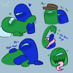 blue_(among_us), green_(among_us), among_us, among_us_(series), n3k0v4l