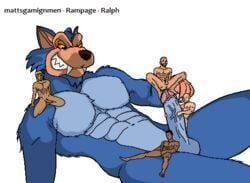 ralph_(rampage), rampage_(game), canine, furry, giant_male