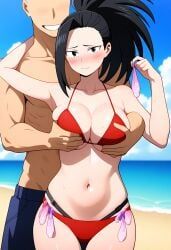 momo_yaoyorozu, my_hero_academia, ryu, 1boy, 1girls