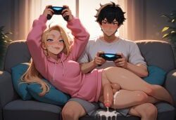 original_character, 1boy, 1futa, big_ass, big_breasts