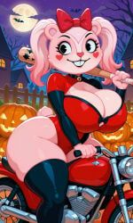 giggles_(htf), harley_quinn, dc, dc_comics, halloween