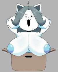 temmie, temmie_(undertale), undertale, artist_request, big_breasts