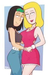 beth_smith, francine_smith_(cosplay), hayley_smith_(cosplay), summer_smith, american_dad