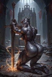 proxima_(mortal_shell_2), mortal_shell_2, philon, 1girls, armor