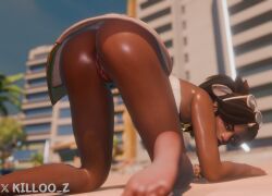 illari_(overwatch), poolside_illari, overwatch, killoo_z, 1girls