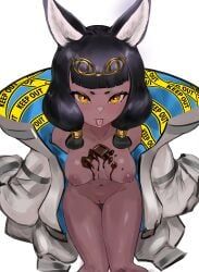 titi_(arknights), arknights, 1girl, animal_ears, bare_shoulders