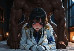 ikaruga_(senran_kagura), senran_kagura, vantawaifu, 1boy, 1girl
