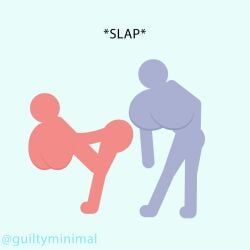 fuwa_(guiltyminimal), sticklewds, guiltyminimal, ass_slap, big_breasts