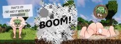 creeper_(minecraft), creeper_girl, minecraft, bwumb, angry