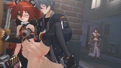 grace_howard, koleda_belobog, wise_(zenless_zone_zero), zenless_zone_zero, arkihamatnight