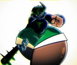 oc, original_character, baseball_bat, big_breasts, breasts