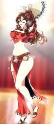 primrose_azelhart, octopath_traveler, r3dfive, 1girls, adult