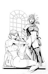 black_queen, emma_frost, jean_grey, hellfire_club, marvel