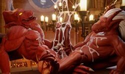 brooklyn_(gargoyles), firebrand, red_arremer, capcom, demon's_crest