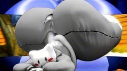 jaeblorocks, toy_chica_nsfw, ass, ass_focus, ass_grab