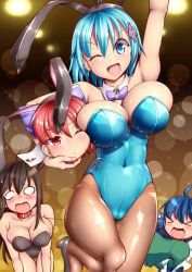 kagerou_imaizumi, kogasa_tatara, sekibanki, wakasagihime, touhou
