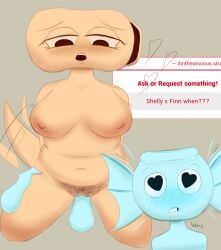 finn_(dandy's_world), shelly_(dandy's_world), dandy's_world, roblox, dintheanxious