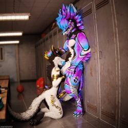 dragonplayer, animal_genitalia, animal_penis, anthro, anthro_on_anthro