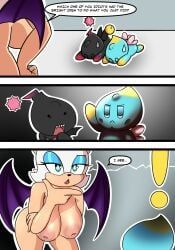 chao_(sonic), cheese_the_chao, dark_chao, rouge_the_bat, sega