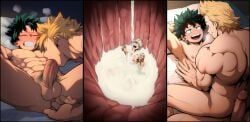 bakugou_katsuki, izuku_midoriya, mirio_togata, my_hero_academia, twitter