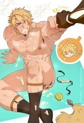 aether_(genshin_impact), varka_(genshin_impact), genshin_impact, doodlefish75, 2boys