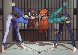 d.va, sakura_futaba, atlus, blizzard_entertainment, overwatch