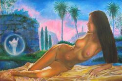 persephone, persephone_(greek_mythology), greek_mythology, alexey_linkov, black_hair