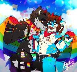 mrdarknesswolf_(character), animal_genitalia, anthro, band-aid, bandage