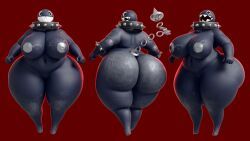 chain_chomp, gigi_(thecoatl034), zoidberg656, big_ass, big_breasts