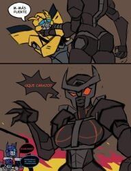 bumblebee_(transformers), mirage_(transformers), optimus_prime, scourge, scourge_(transformers)
