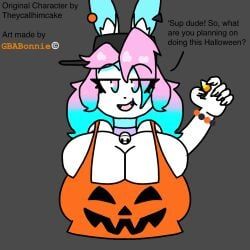 peanut_butter_(theycallhimcake), halloween, gbabonnie, big_breasts, breasts