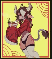 1girls, female, furry, furry_female, ramen