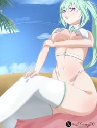 green_heart_(neptunia), hyperdimension_neptunia, hyperdimension_neptunia_the_animation, neptunia_(series), sheong_wong