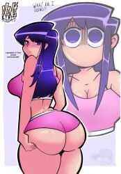 komi_shouko, komi-san_wa_komyushou_desu, nene6769, 1girls, ass