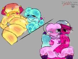 flutter_(dandy's_world), gigi_(dandy's_world), poppy_(dandy's_world), scraps_(dandy's_world), blushcrunch_studio