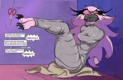 stella_(helluva_boss), helluva_boss, angry_sub, avian, bondage