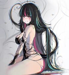 emma_llama, indie_virtual_youtuber, s7nsles, 1girls, ass