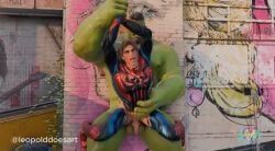 hulk, hulk_(marvel_rivals), peter_parker, spider-man, spider-man_(marvel_rivals)