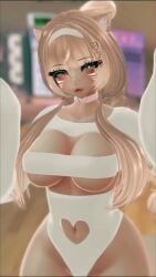 unity_(engine), vrchat, 1girls, female