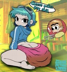 ramona_flowers, scott_w_pilgrim, scott_pilgrim, scott_pilgrim_(series), baconfetish'ntomato