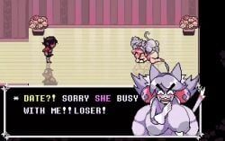 irritable_ghost_(deltarune), mad_mew_mew, mew_mew_(undertale), pink_(deltarune), deltarune