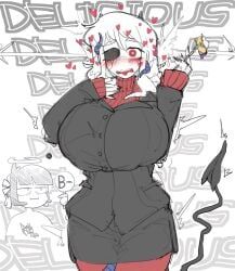 azazel_(helltaker), modeus_(helltaker), helltaker, ayatakazumu, 2girls