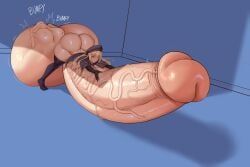 gaussnek, 1female, 1futa, clothed, clothing