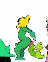background_character, background_characters, floradinn, flowery, kris_(deltarune)