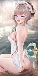 sandrone_(genshin_impact), genshin_impact, 1girl, ass, back
