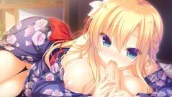 yves_klein, hoshi_furu_yoru_no_farnese, yukie, 1boy, 1girl