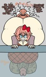 monika_(doki_doki_literature_club), sayori_(doki_doki_literature_club), doki_doki_literature_club, guavagrunt, 1futa