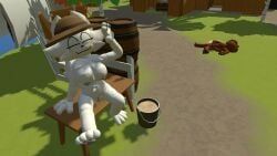 ollie_(syntholsoul), original_character, sunny_(melodynotmel), rec_room, syntholsoul